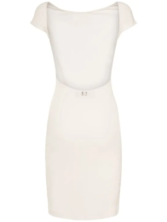 Dsquared2   Jersey open back mini dress 
