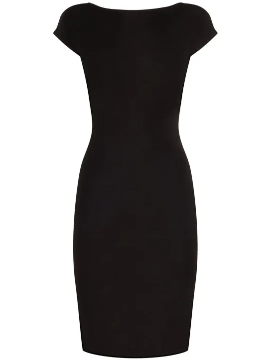 Dsquared2   Jersey open back mini dress 