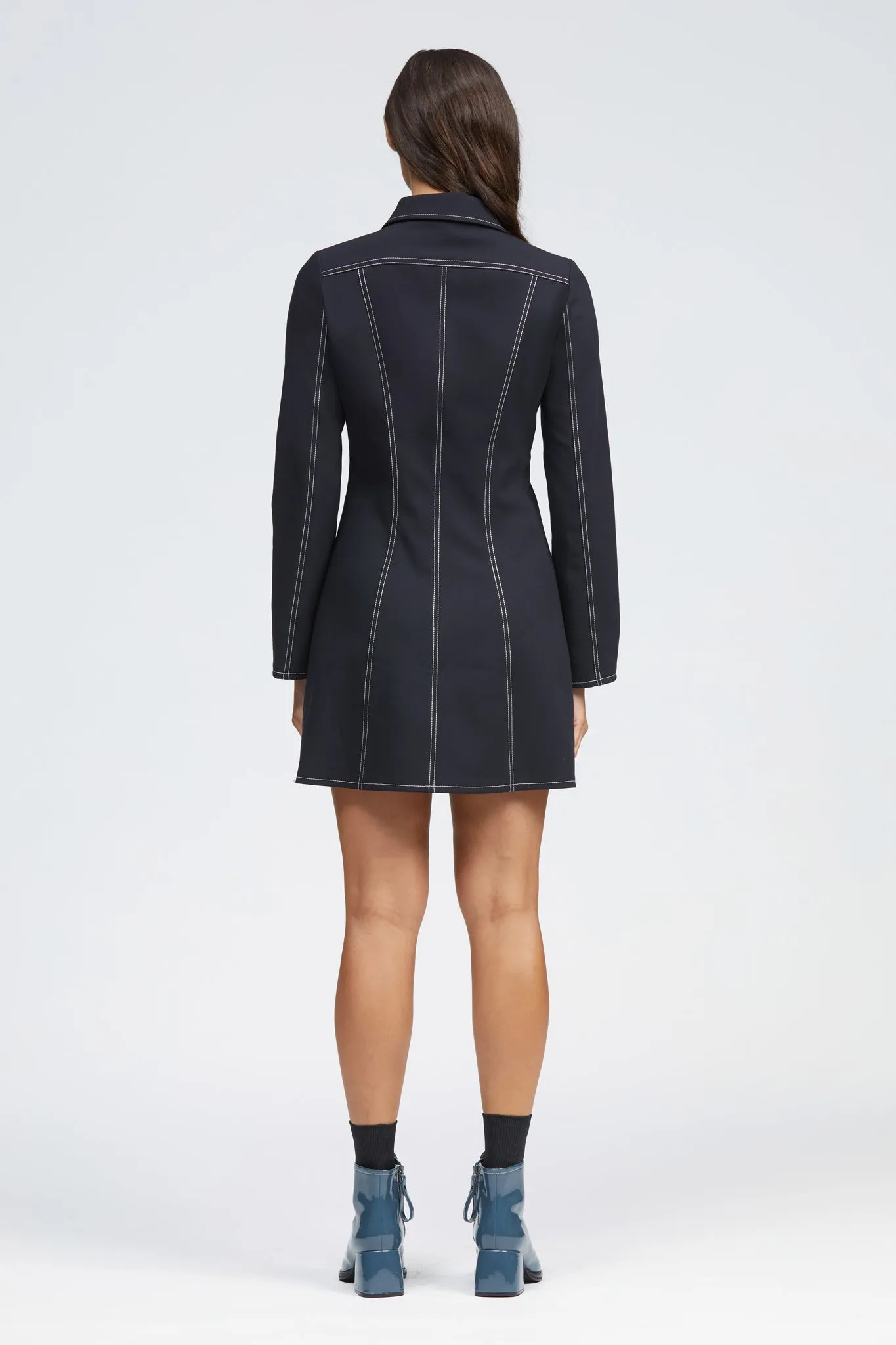 Elmwood Dress Dark Navy