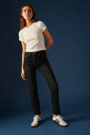 FINAL SALE!! Smarty Pants High Rise Slim Straight Jean in Inked
