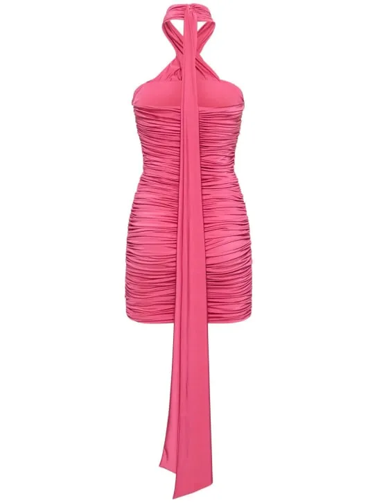 Giuseppe Di Morabito   Embellished satin mini dress 