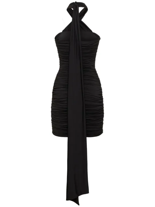 Giuseppe Di Morabito   Embellished satin mini dress 