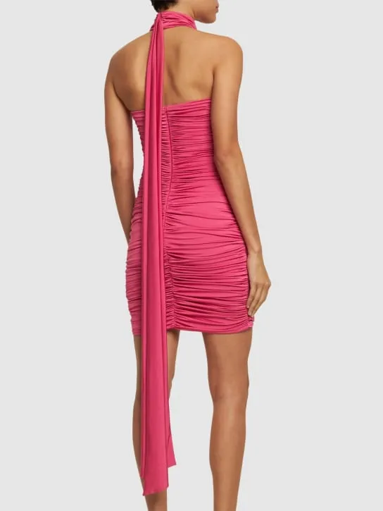 Giuseppe Di Morabito   Embellished satin mini dress 
