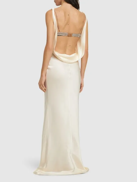 Giuseppe Di Morabito   Satin long dress 