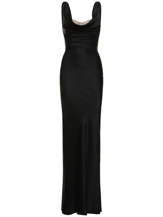Giuseppe Di Morabito   Satin long dress 
