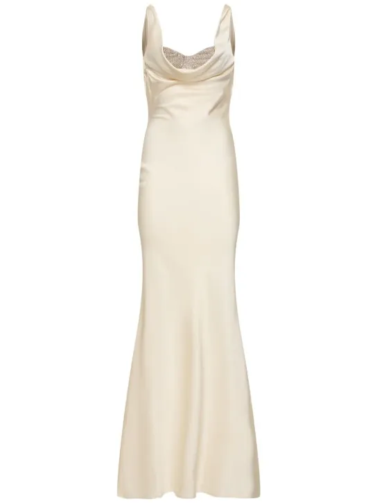 Giuseppe Di Morabito   Satin long dress 