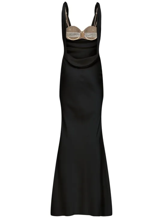 Giuseppe Di Morabito   Satin long dress 