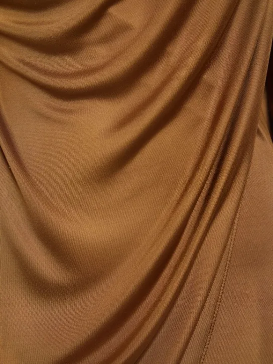 Giuseppe Di Morabito   Shiny viscose jersey mini dress 