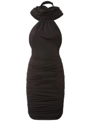 Giuseppe Di Morabito   Stretch jersey hooded mini dress 