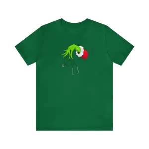 Grinch Nurse Christmas Unisex Jersey Short Sleeve Tee