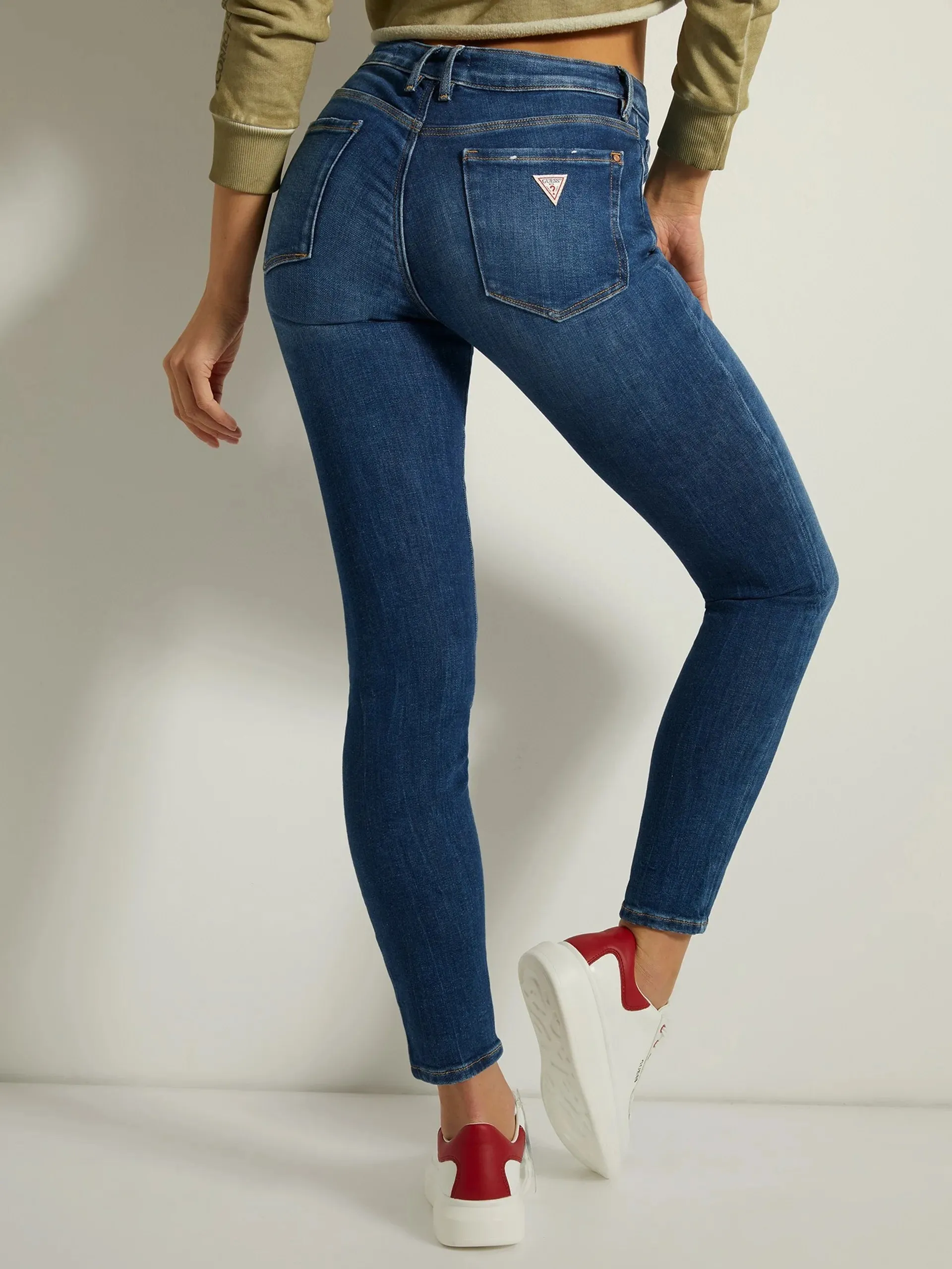 Guess Annette Mid Rise Jeans, Reborn Denim