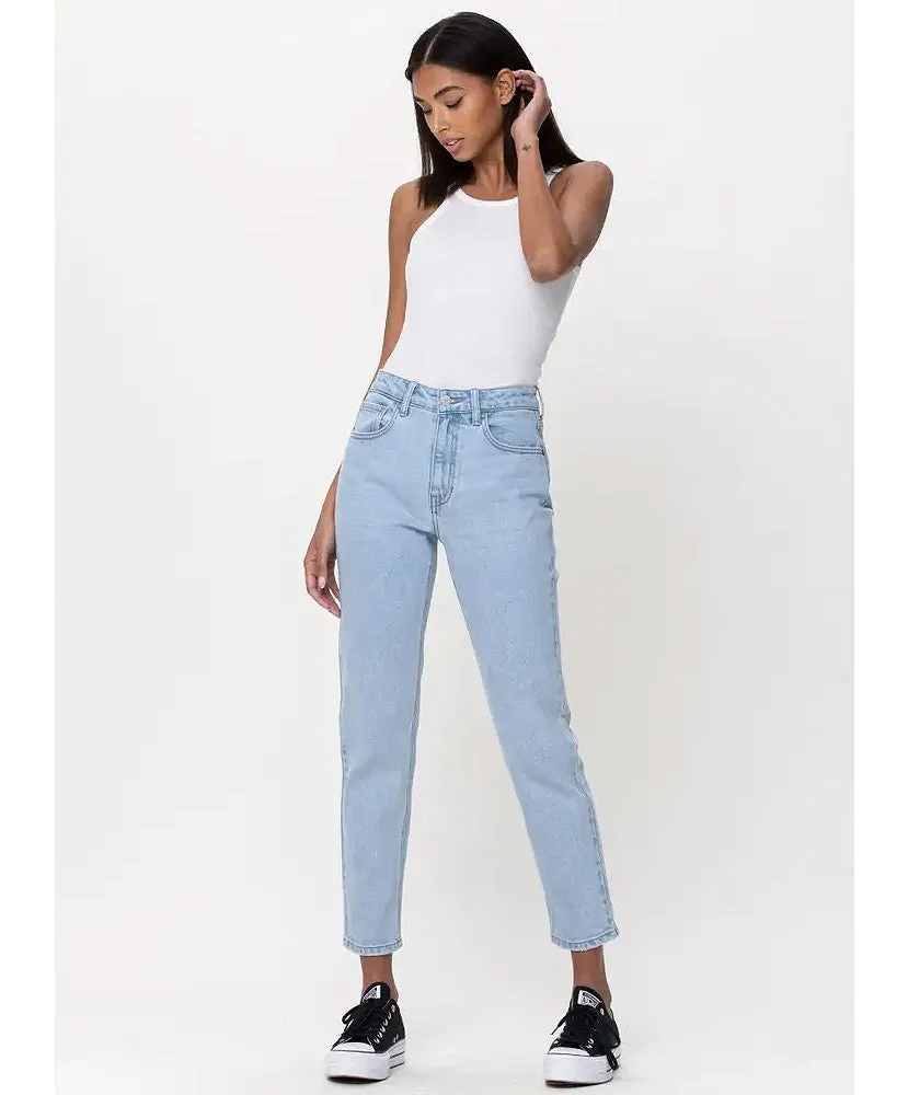 Haute High Rise Slim Straight Jean