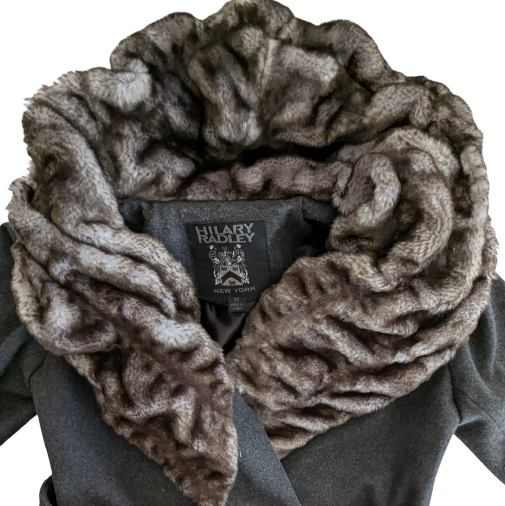 Hilary Radley Wool Coat Size XS