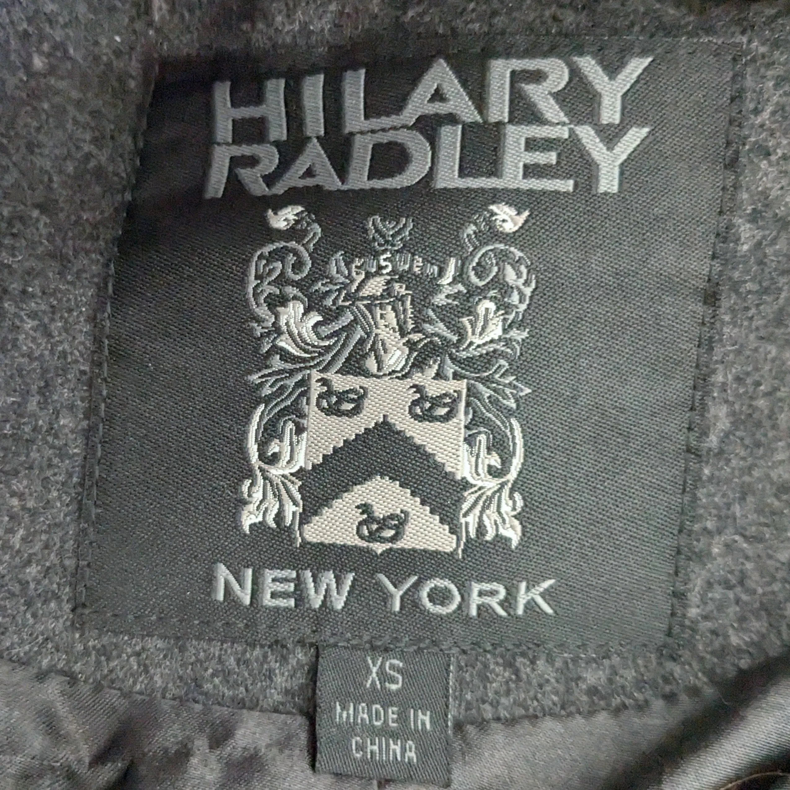 Hilary Radley Wool Coat Size XS