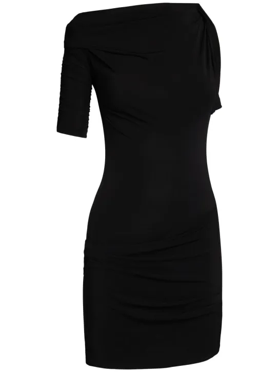 Jacquemus   La Mini Robe Drapeado jersey dress 