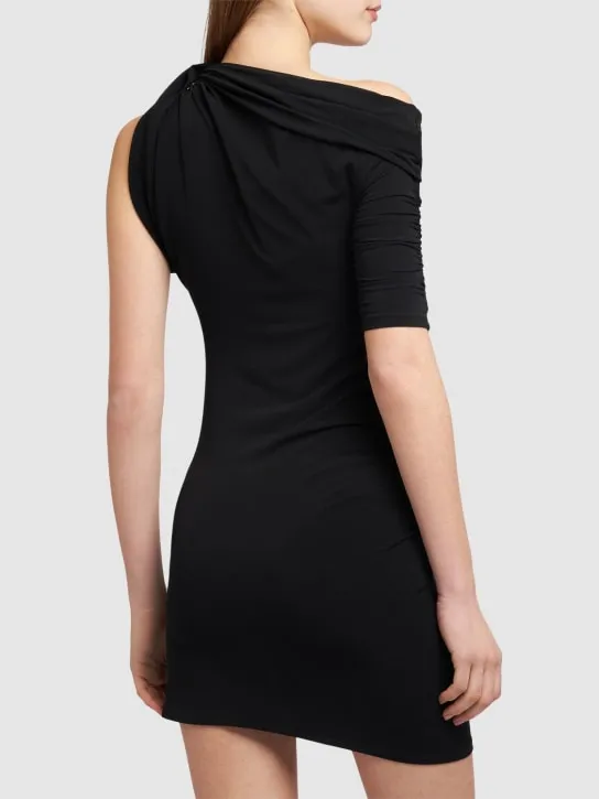 Jacquemus   La Mini Robe Drapeado jersey dress 