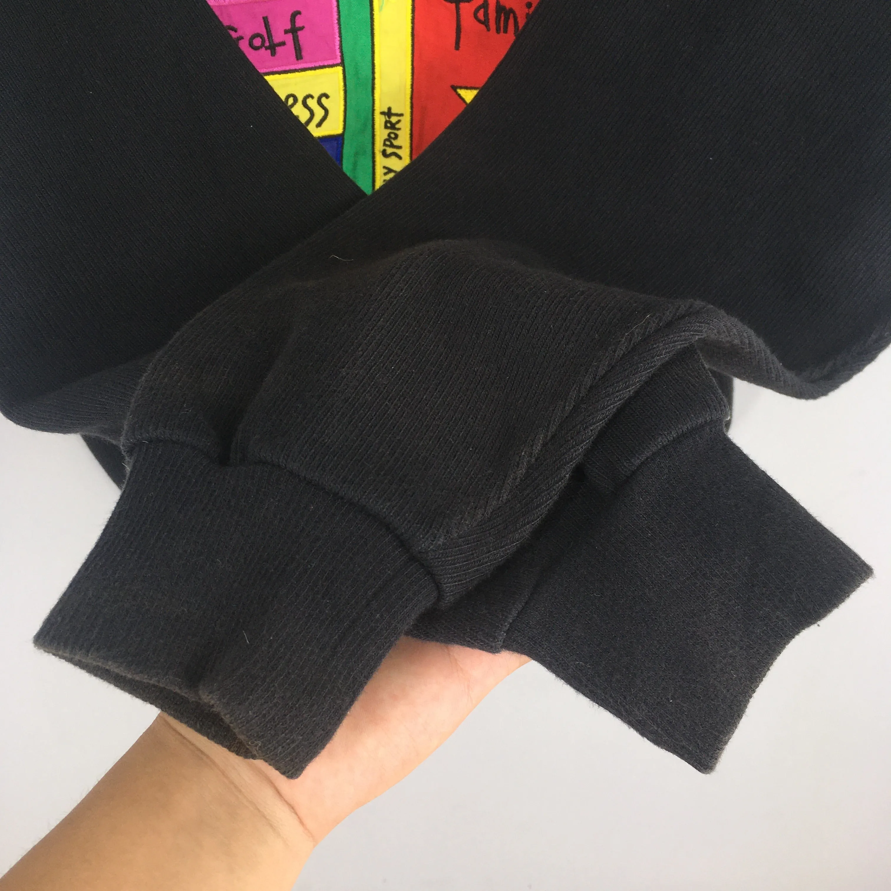 Jc De Castelbajac Sports Black Sweatshirt Medium