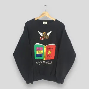 Jc De Castelbajac Sports Black Sweatshirt Medium