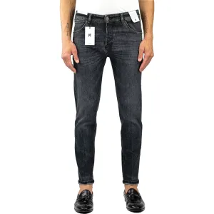 Jeans PT Torino Denim Reggae Grigio Scuro Lavato
