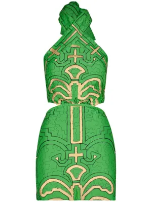 Johanna Ortiz   Rainforest Power cotton mini dress 