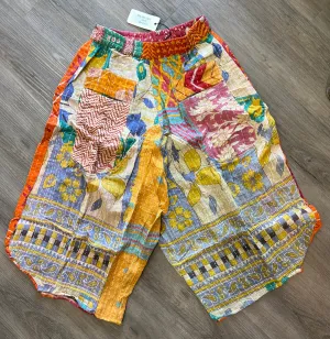 Kantha Sunrise Crop Pants "Say What?" by Jaded Gypsy