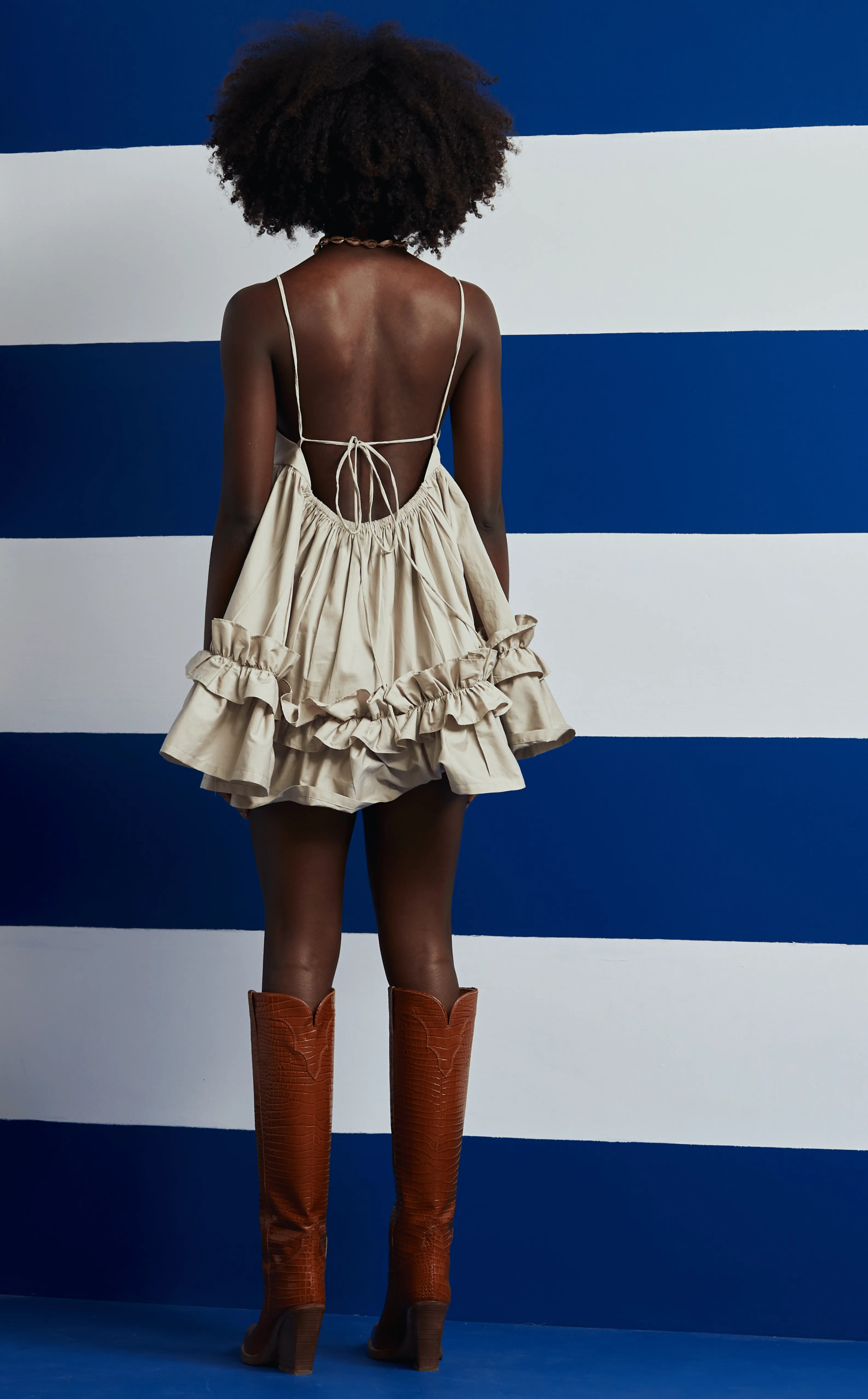 KENYA DRESS - TAUPE