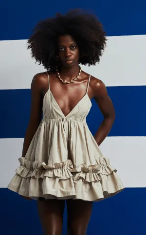 KENYA DRESS - TAUPE