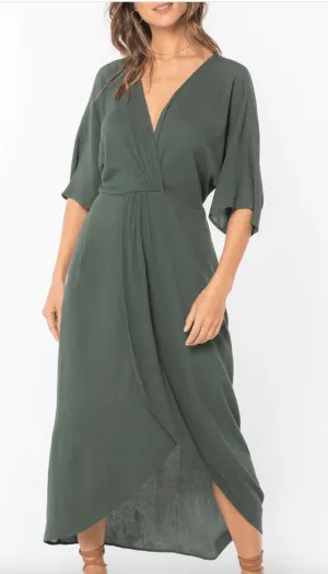 Kimono Sleeve Dress by LoveStitch 72105W