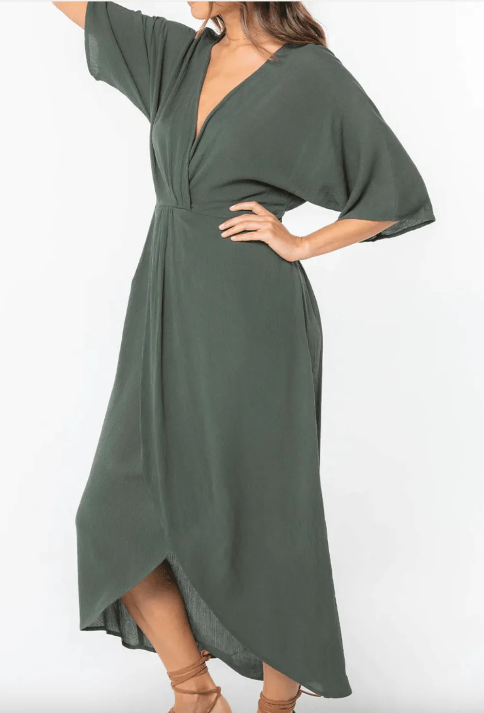 Kimono Sleeve Dress by LoveStitch 72105W