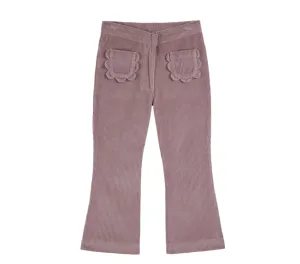 LAVENDER CORDUROY FLOWER POCKET