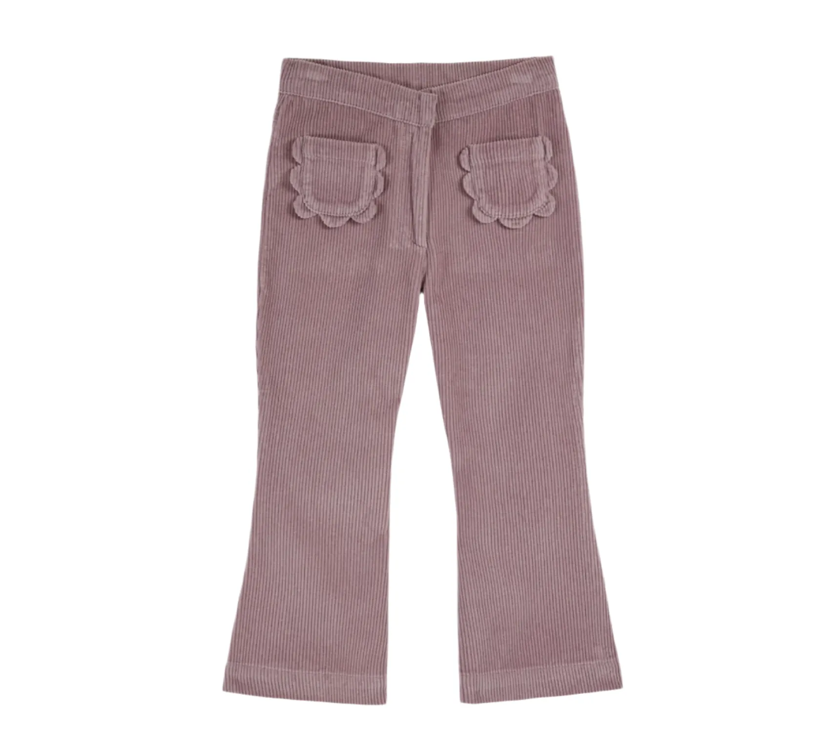 LAVENDER CORDUROY FLOWER POCKET