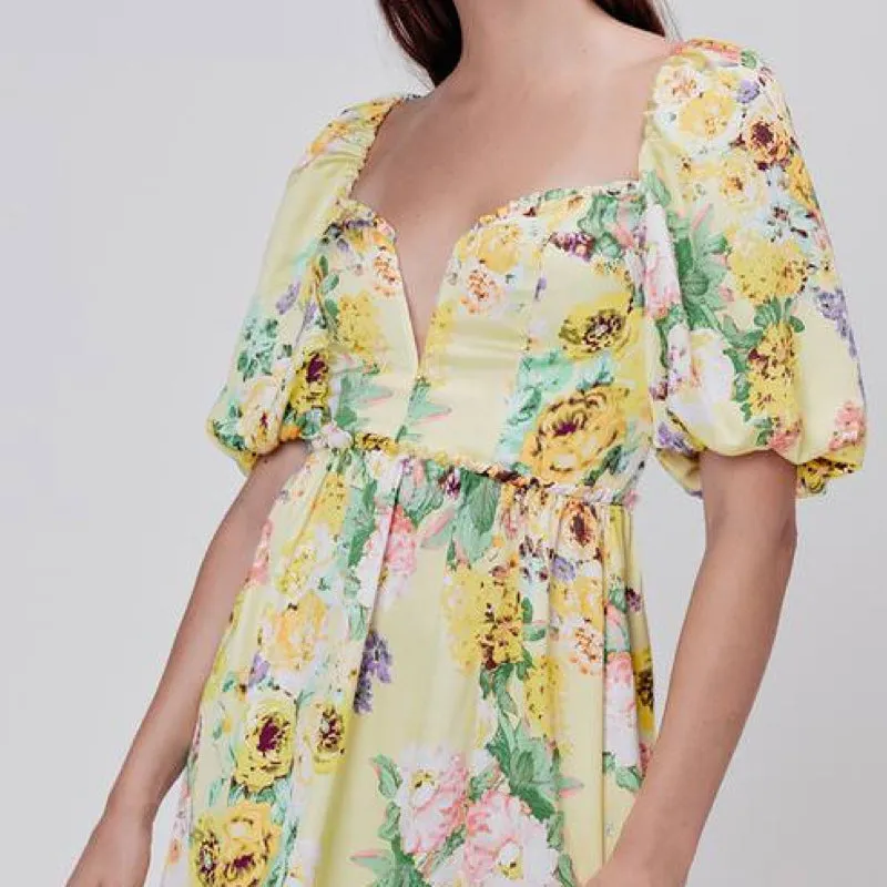 Leigh Floral Midi Dress