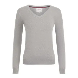 Lemieux Ladies Elite V-Neck Jumper - Grey