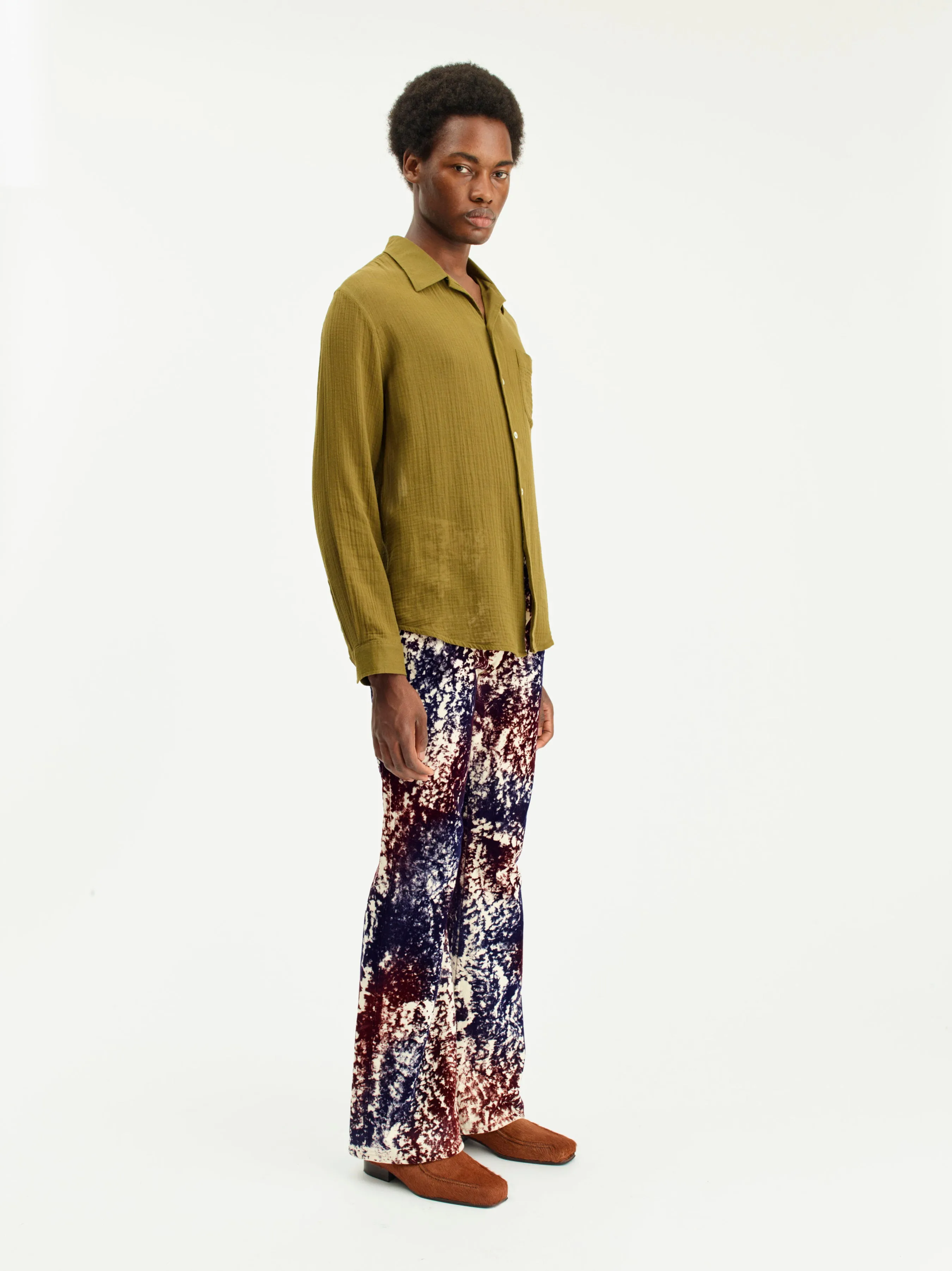 Leo Shirt | Moss Green