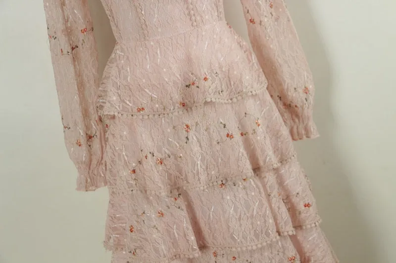 Light Kisses Midi Dress