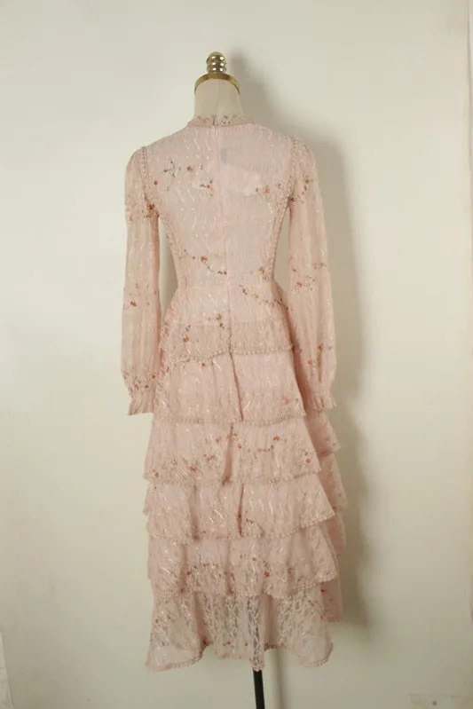 Light Kisses Midi Dress