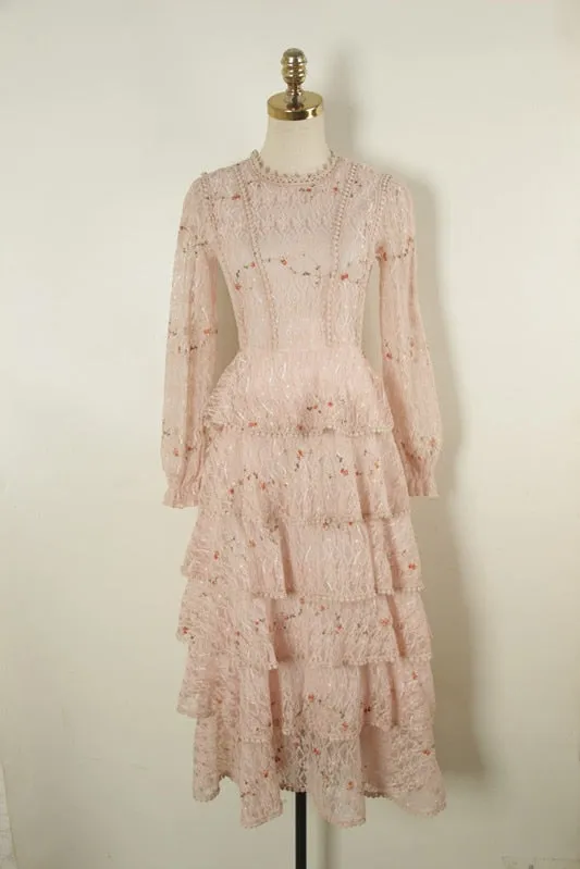 Light Kisses Midi Dress