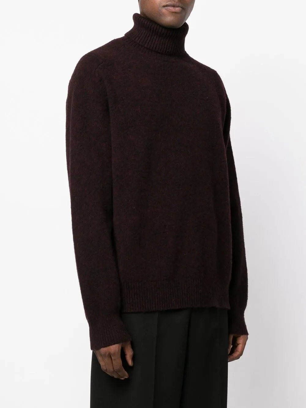 Logo-Knit Roll-Neck Jumper