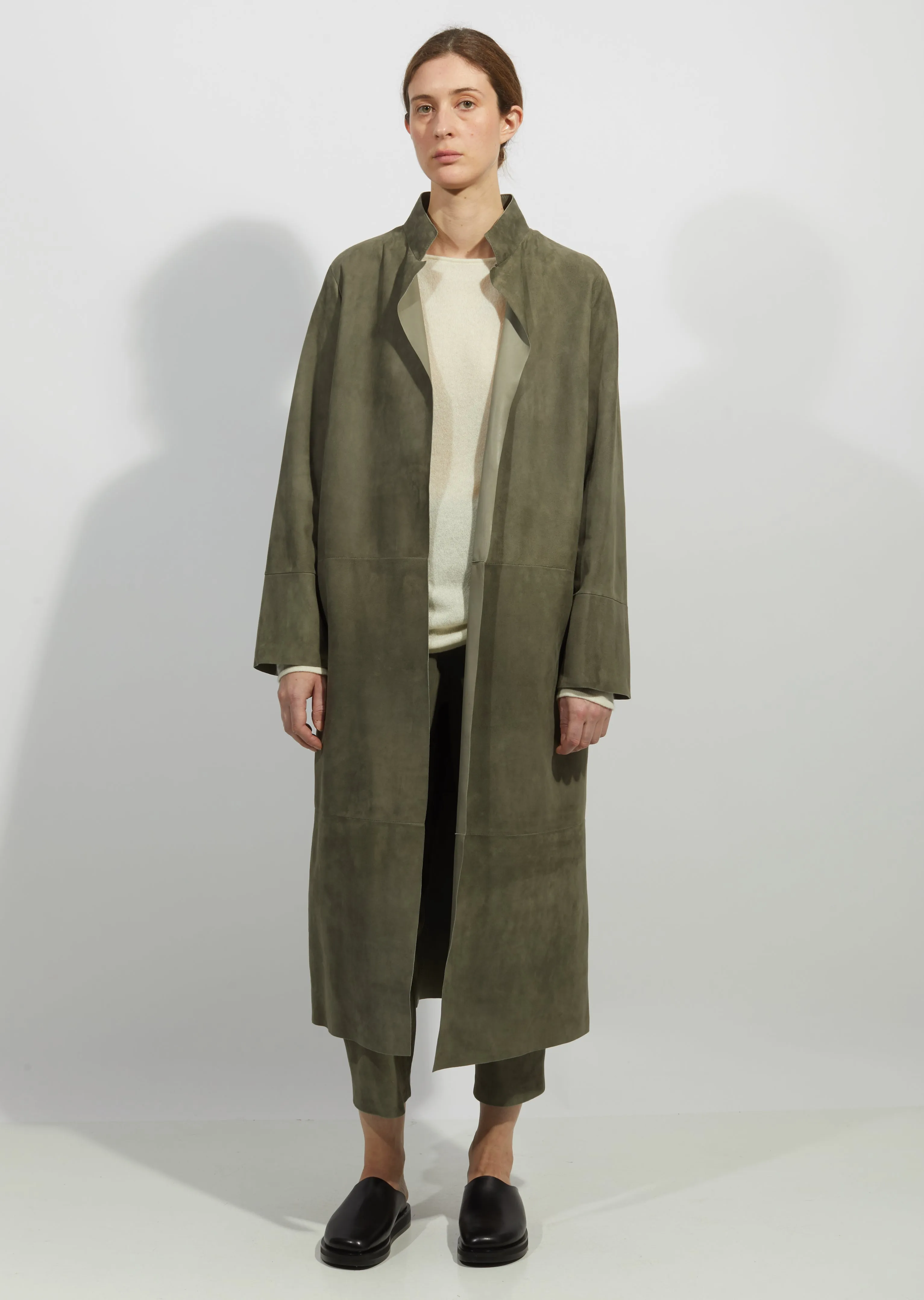 Long Suede Coat