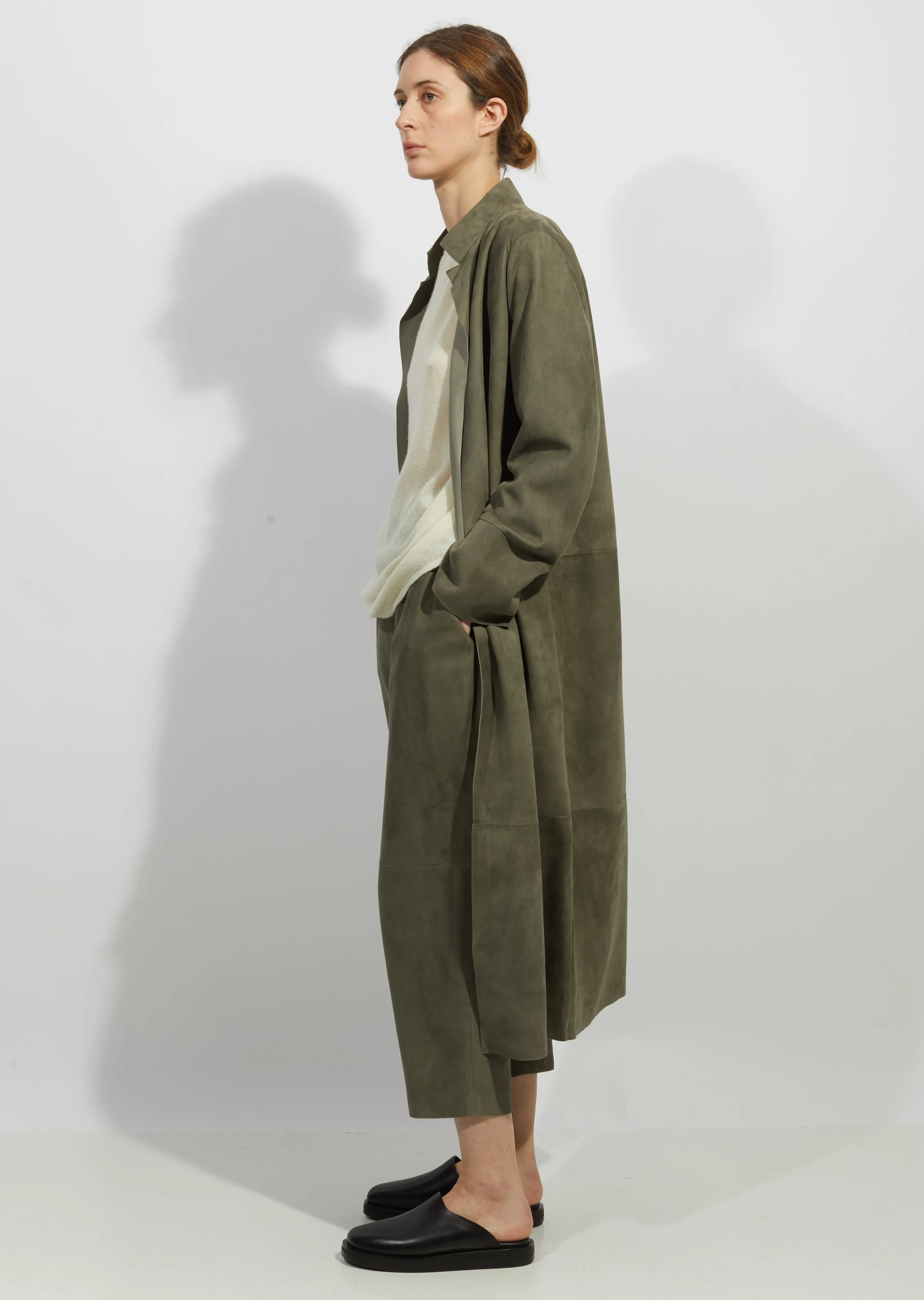 Long Suede Coat