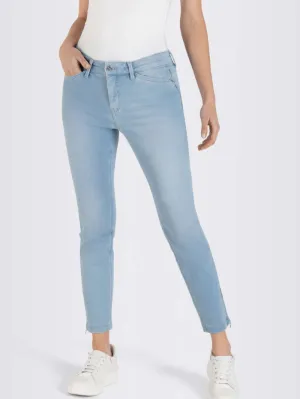 Mac Dream M Chic Summer Blue Wash Cropped Jeans 5471 0355L D427