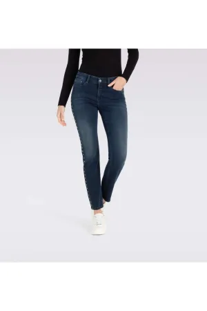 Mac Jeans Dream Dance Dream Denim Stud Embellished Jeans 5448-9A-0355 | D824 Moonlight Dark Wash