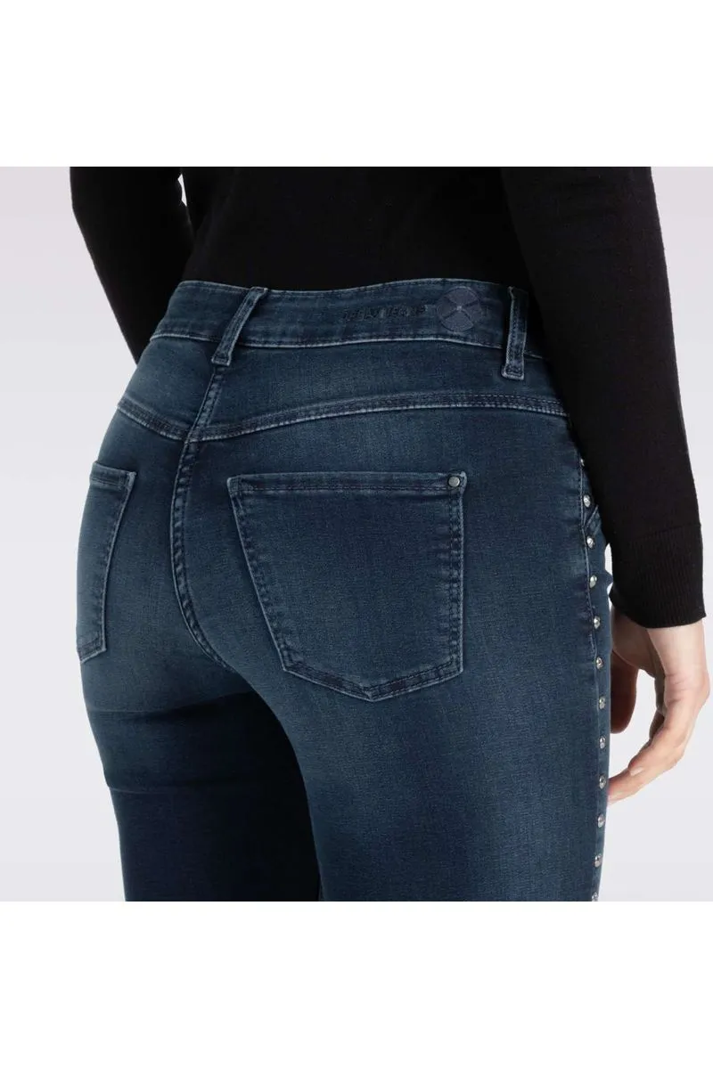 Mac Jeans Dream Dance Dream Denim Stud Embellished Jeans 5448-9A-0355 | D824 Moonlight Dark Wash