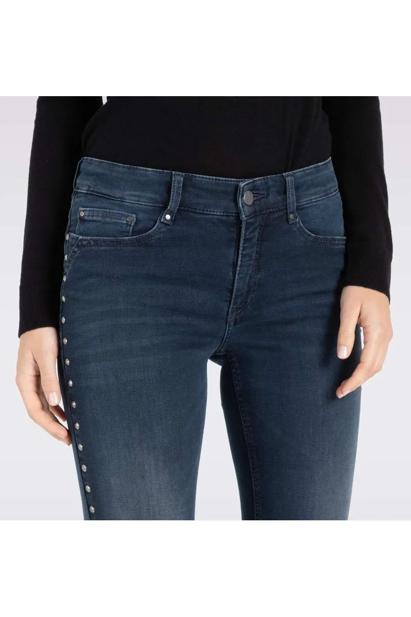 Mac Jeans Dream Dance Dream Denim Stud Embellished Jeans 5448-9A-0355 | D824 Moonlight Dark Wash