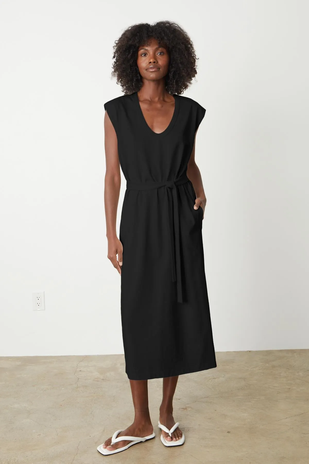 MACI SCOOP NECK DRESS