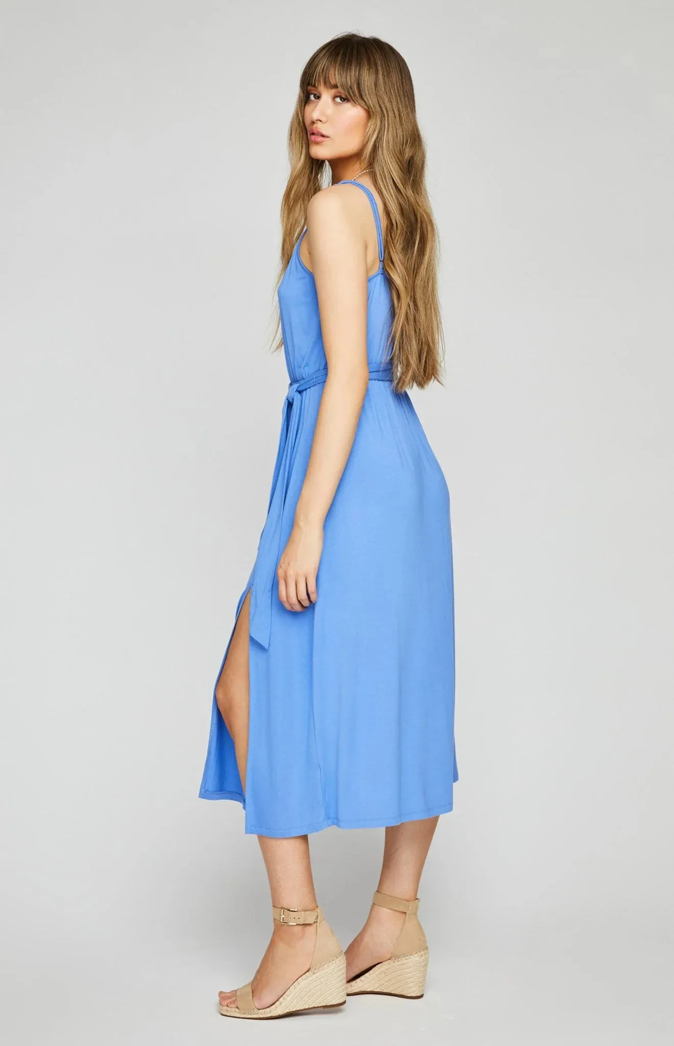 Marilla Midi Dress - Hydrangea Blue