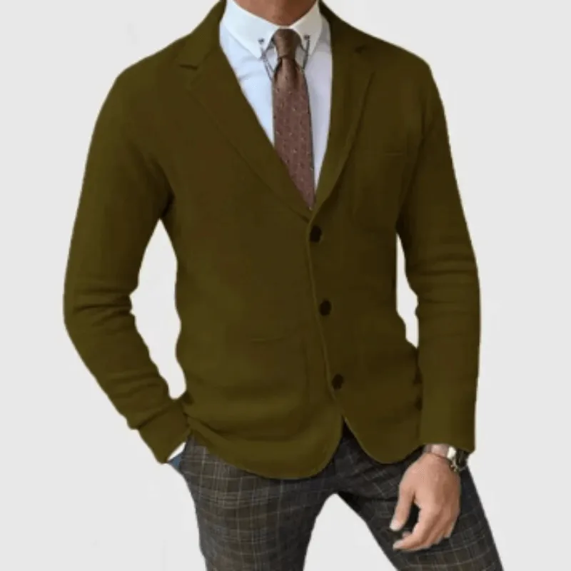 Men's Casual Cotton Gilet Blazer