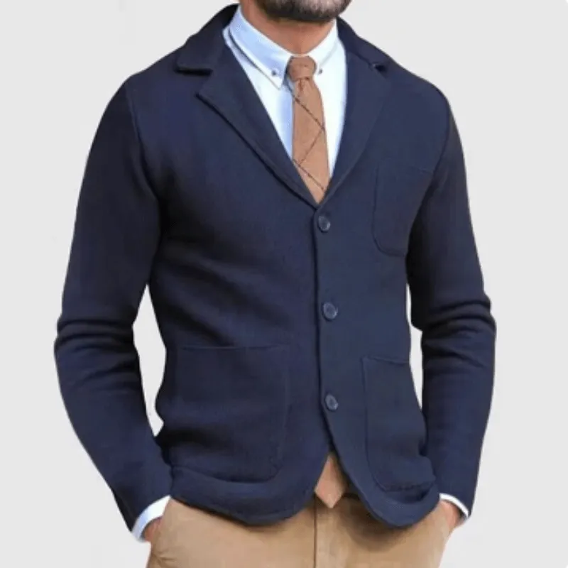 Men's Casual Cotton Gilet Blazer