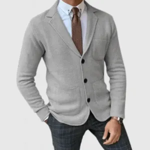 Men's Casual Cotton Gilet Blazer