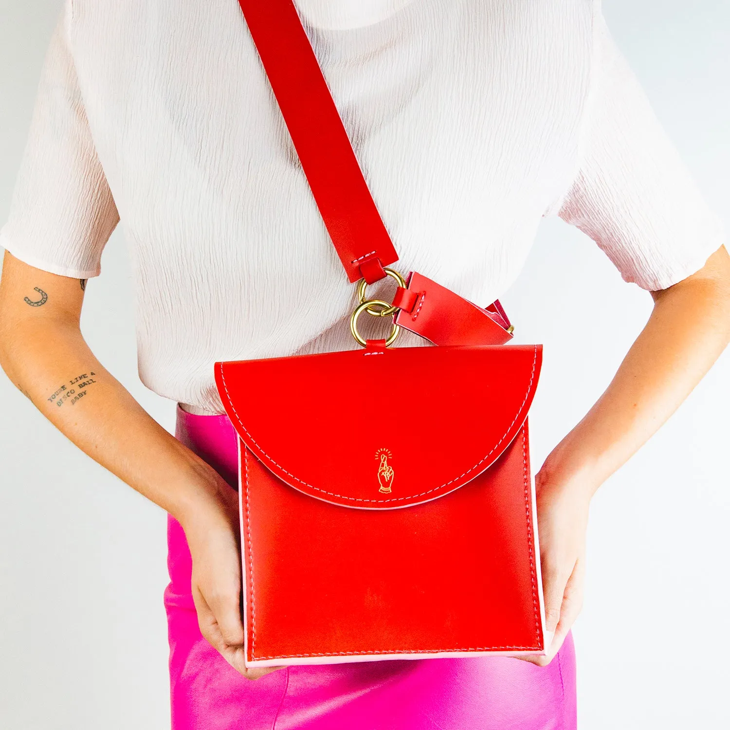 Mia Crossbody - Cherry